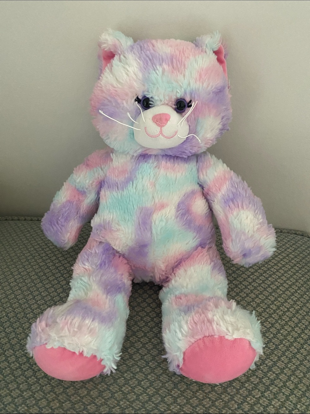 Build a Bear Cotton Candy Cat Plush BABW gifts
